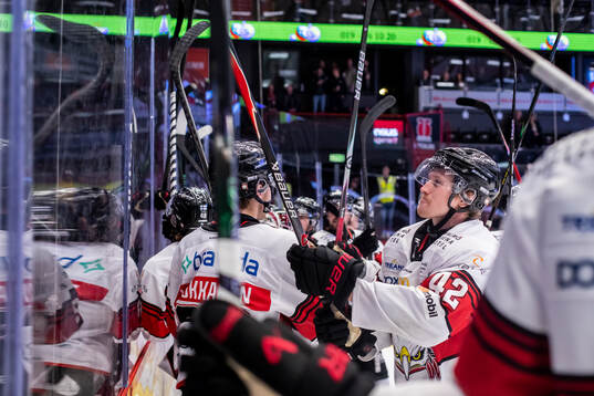Malmö Redhawks Robin Salo jublar