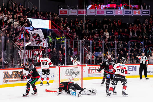 Malmö Redhawks Robin Salo för 3-0 och jublar