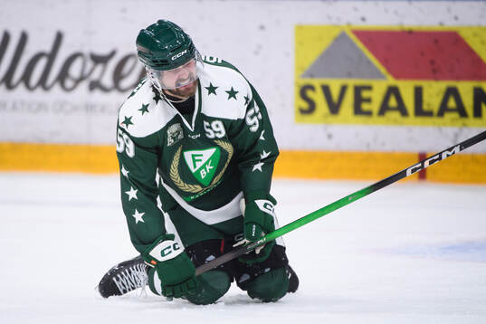 Färjestads Linus Johansson deppar