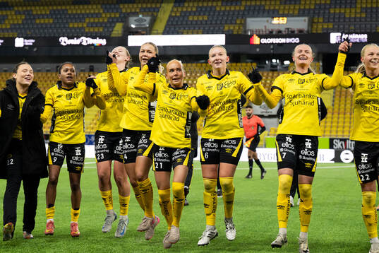 Elfsborgs spelare jublar