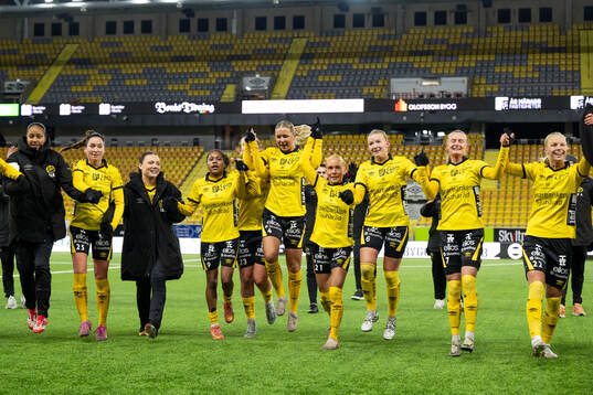 Elfsborgs spelare jublar