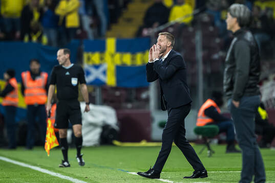 Head coach Graham Potter of Sweden