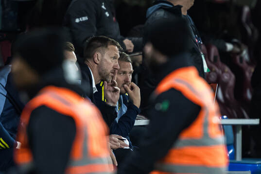 Head coach Graham Potter and Assistant coach Björn Hamberg