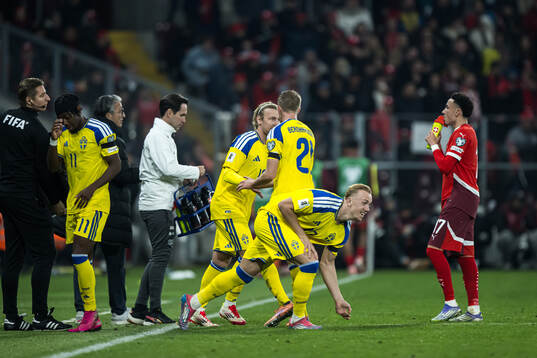 Anthony Elanga , Emil Forsberg , Alexander Bernhardsson and