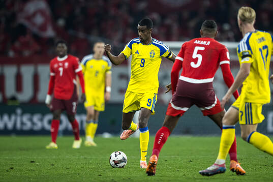Alexander Isak of Sweden