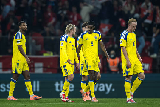 Isak Hien , Emil Forsberg , Alexander Isak and Isac Lidberg