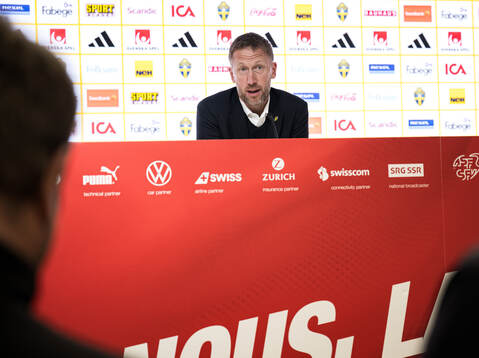 Head coach Graham Potter of Sweden