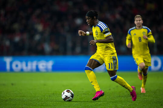 Anthony Elanga of Sweden