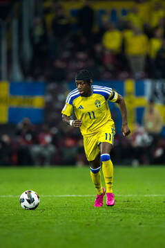Anthony Elanga of Sweden