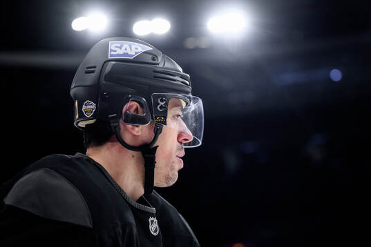 Evgeni Malkin at a practice session with Pittsburgh Penguins
