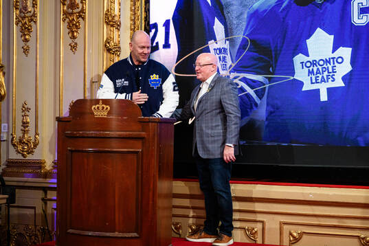 Mats Sundin has been awarded the inaugural Börje Salming