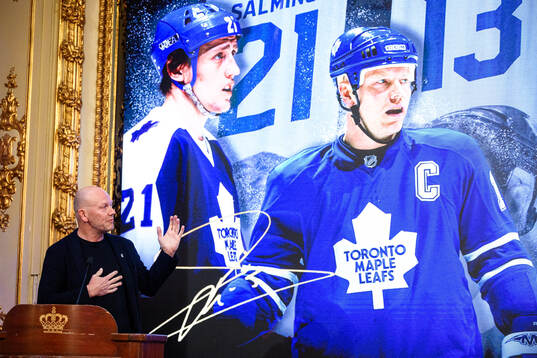 Mats Sundin has been awarded the inaugural Börje Salming