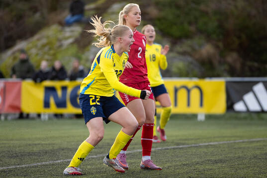 Sveriges Vera Norberg jublar