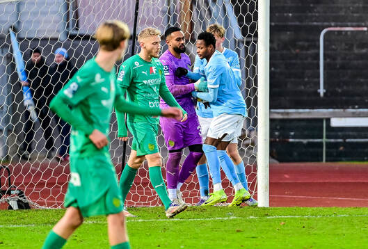 Malmös FF Yassin Mohammed jublar