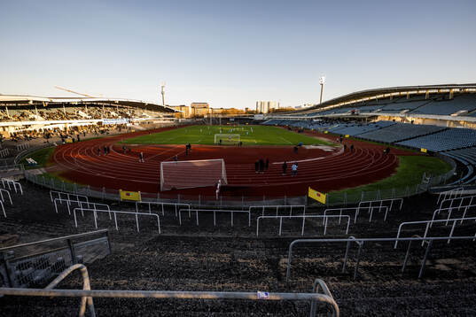 Vy över Malmö stadion