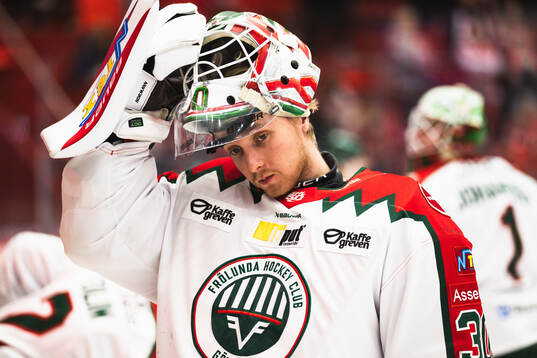Frölundas målvakt Tobias Normann