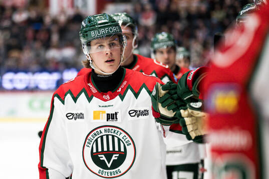 Frölundas Ivar Stenberg jublar