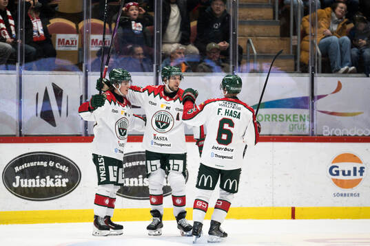 Frölundas Ivar Stenberg, Henrik Tömmernes, Filip Hasa och