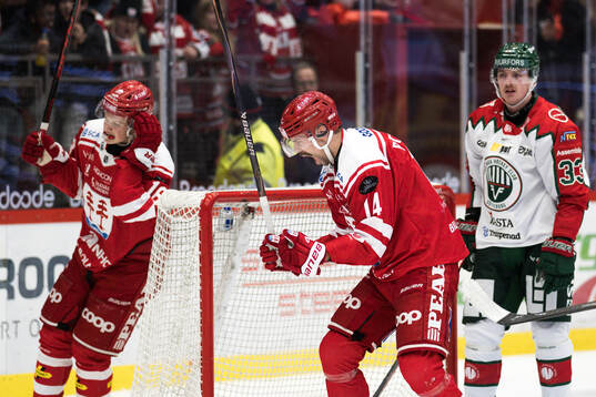 Timrås Emil Pettersson jublar