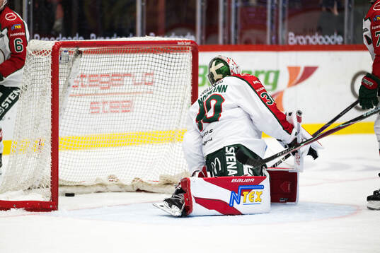 Frölundas målvakt Tobias Normann