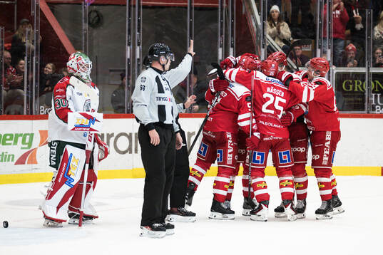 Timrås Anton Wedin jublar
