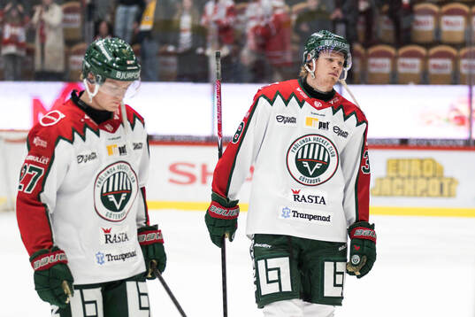 Frölundas Oskar Wahlberg deppar