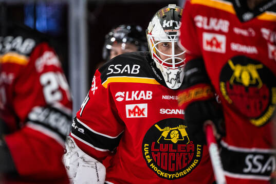 Luleås målvakt Joel Lassinantti