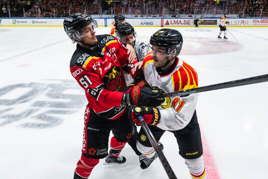 Luleås Markus Nurmi och Brynäs Kieffer Bellows