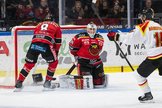 Luleås målvakt Joel Lassinantti deppar