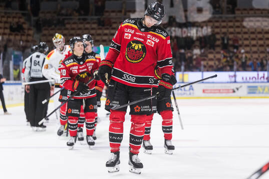 Luleås Markus Nurmi deppar