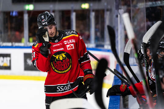Luleås Markus Nurmi deppar