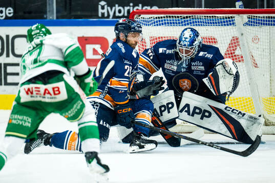 Rögles Albin Sundsvik och Växjös Brian Cooper och