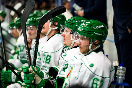 Rögles Lubos Horky och Fredrik Olofsson deppar