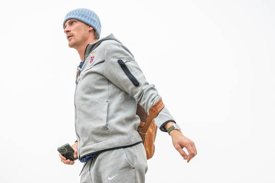 Morten Thorsby arrives at Milano Malpensa Airport