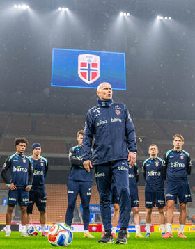 Ståle Solbakken, head coach of the Norwegian national