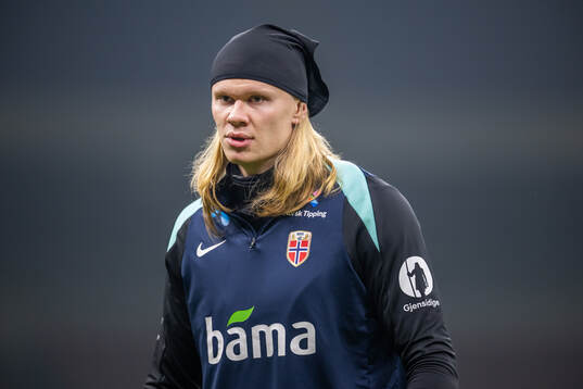 Erling Braut Haaland of the Norwegian national football team