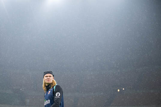 Erling Braut Haaland of the Norwegian national football team