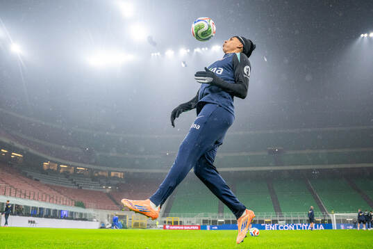 Antonio Nusa of the Norwegian national football team
