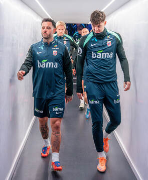 Aron Bizet Dønnum and Jørgen Strand Larsen of the