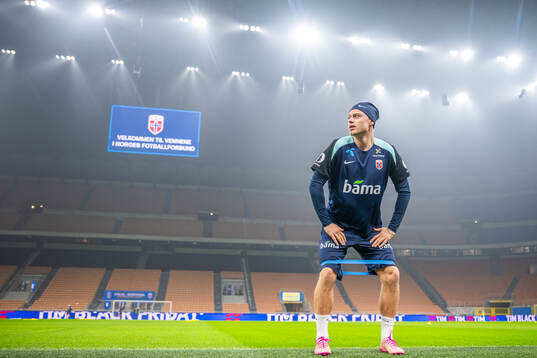 Julian Ryerson of the Norwegian national football team
