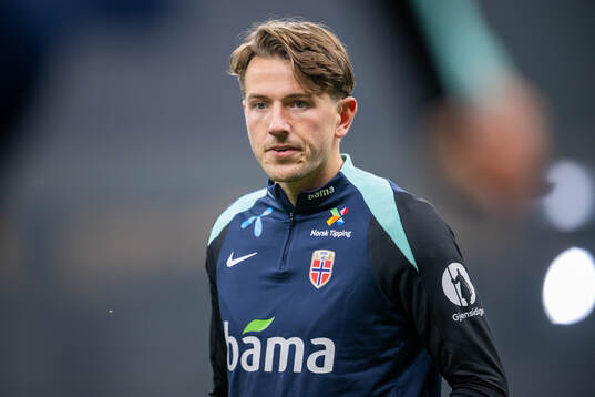 Sander Berge of the Norwegian national football team
