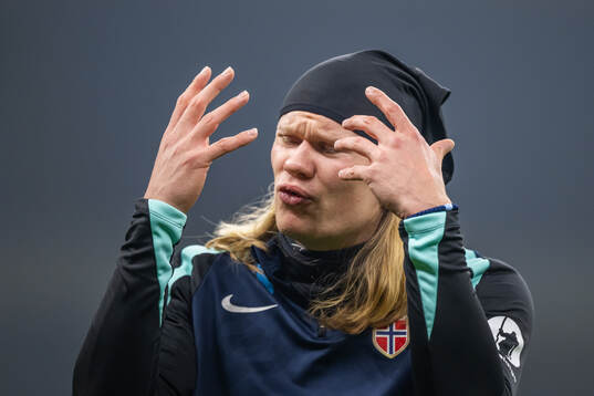 Erling Braut Haaland of the Norwegian national football team