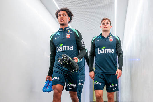 Oscar Bobb and Kristian Arnstad of the Norwegian national