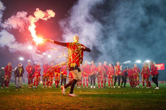 Selma Panengstuen of Brann celebrates