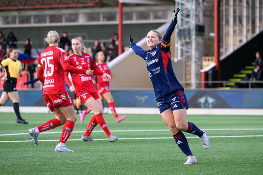Rosengårds Hanna Andersson jublar