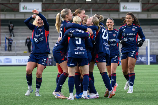 Rosengårds Hanna Andersson jublar