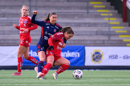 Rosengårds Emilia Pelgander och Linköpings Keera Michele