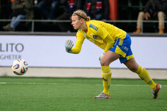 Linköpings målvakt Cajsa Andersson