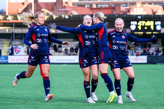 Rosengårds Hanna Andersson jublar