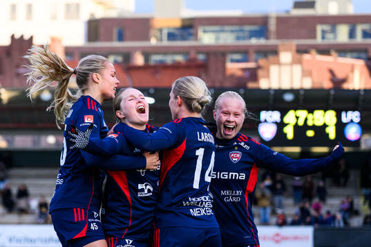 Rosengårds Hanna Andersson jublar
